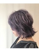 ハイトーン　くびれ　パープルアッシュ 学割U24