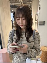 エイチ ウルフカット 大阪梅田(811)&nbsp;レイヤーカットバレイヤージュオリーブグレージュハッシュカット