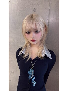 モニカ 原宿店(MONIQA) 抜きっぱなしホワイトブロンド