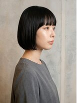 レセ 南柏店(Laissez)&nbsp;暗髪艶ボブ/パッツン前髪/髪質改善ストレート/地毛風カラー