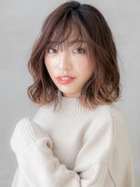 カバーヘア ブリス 北浦和(COVER HAIR bliss)&nbsp;エンドカラーハイライト大人かわいいボブパーマX北浦和20代30代