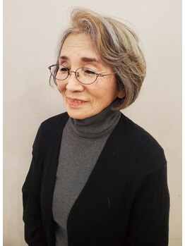 丹下陽子美容室の写真/【上品×魅力】白髪も"今"の色。年齢が重なることは美しさに。