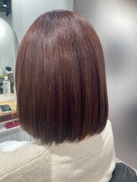ヌーヌー 鶴ケ峰(nuu nuu)&nbsp;内にまとまるお手入れ簡単ナチュラルボブ