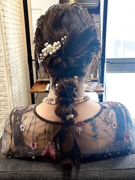 ザブックハンドサロン(The book hand salon) 編みおろしアレンジ