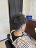 【プレミアムコース】カット+シェービング+眉カット+マッサージ2つ