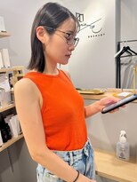 カミエ(kamie) 大人っぽいブラウンボブ×艶髪トリートメント