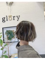 ヘアサロン グローリー(glory)&nbsp;切りっぱなしhighlight