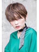 【kate】大宮　キャラメルベージュ×ハンサムショート