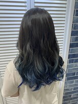 エイト 沖縄豊崎店(EIGHT toyosaki) 【EIGHT 豊崎】お客様スタイル_ブルーグラデーション