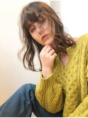 顔まわりレイヤーカット_セミウェットウェーブ_56903
