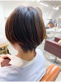 ショート×ブラウン