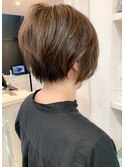 福山市 丸みショートヘア、ショートボブ人気(Caary)キャアリー