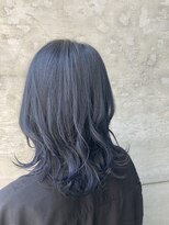 ジャム(JAM)&nbsp;ダークブルー（ブリーチ1回）