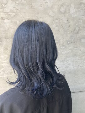 ジャム(JAM) ダークブルー(ブリーチ1回)