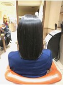 髪質改善酸熱&超音波ハホニコTR 切りっぱなしロブ