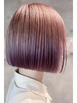 クレドガーデン 西新井店(CRED GARDEN)&nbsp;切りっぱなし/ぱっつんボブ/ピンクカラー西新井クレドガーデンf