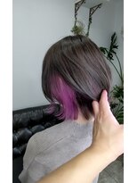 ヘアーアンドアイラッシュ ヨーク(Hair&eyelash york's)&nbsp;インナーカラー　バイオレットピンク