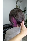 インナーカラー バイオレットピンク