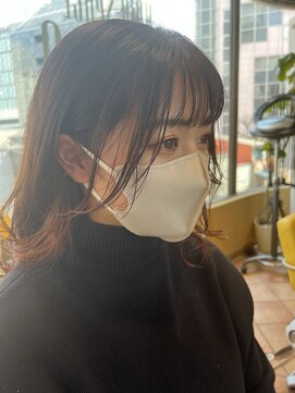 ゼンコー キチジョウジ(ZENKO KICHIJOJI) 【ZENKO吉祥寺】/斜めバング/レイヤーロング