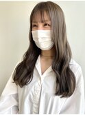 olive beige × ロング