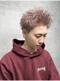 【NEXT静岡竹田】ブリーチ1回× ベージュピンク