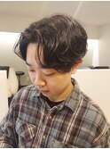 くせ毛を活かしたふんわりカルマパーマスタイル