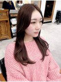 韓国前髪顔周り×美髪レイヤー[横浜/縮毛矯正/前髪縮毛矯正]