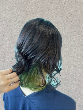 ウシワカマルエムティードット(USHIWAKAMARU MT.) インナーカラー グリーン