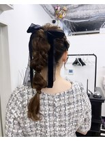 ヘアアレンジ/お呼ばれヘア/ヘアセット/ヘアメイク