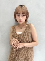 フォルテ 城北店&nbsp;デザインカラー/レイヤーカット/ウェットヘア/オリーブベージュ