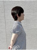 ショートカット×白髪染め