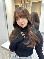 ヴィオットバイサロン(Viot by Salon)&nbsp;前髪ありこなれミディイメチェンウェーブパーマアンブレラカラー