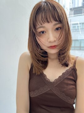 ジュエム(jouerm) くびれレイヤー小顔カット☆前髪イメチェンミディボブルフ