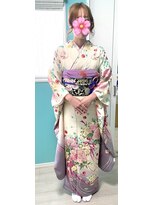 きものサロンティファニー&nbsp;薔薇の花束　kami  shibai  ーstory ofー