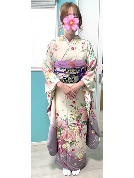 きものサロンティファニー 薔薇の花束 kami shibai ーstory ofー