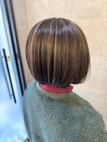 ブレイブ ヘアデザイン(BRaeVE hair design)&nbsp;マッシュショート＆ぼかしハイライト