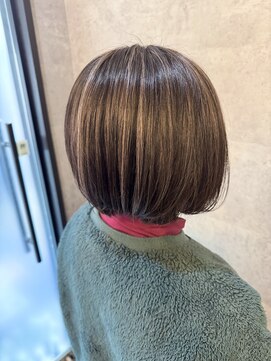 ブレイブ ヘアデザイン(BRaeVE hair design) マッシュショート＆ぼかしハイライト