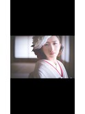 和装に似合う厳かスタイル
