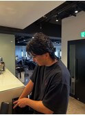 メンズフェザーパーマ