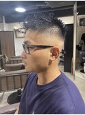 波巻き　ハイライト　マッシュパーマ　ウルフ