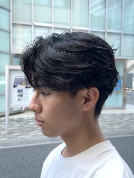 オーガニック アトリエ 大宮(organic+atelier) 韓国センターパートシースルーマッシュニュアンスフェザーパーマ