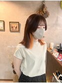 夏秋の人気色♪ブラウン×オレンジインナー
