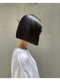ボブ　切りっぱなしボブ