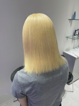 プライズ 成増店(prize) 抜きっぱなしブロンドカラーハイトーンボブ成増