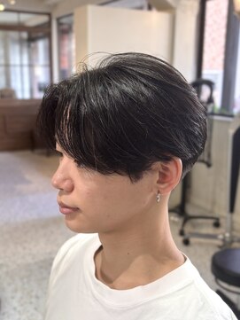 シーフ 千葉(Cyf) メンズ韓国ヘア/毛流れセンターパート/ニュアンスパーマ/関祐翔