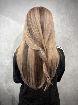 いろあそび 八王子 【ローライトカラー】落ちるブラウン×ミルクティーベージュ