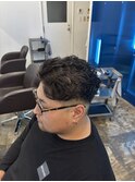 【MEN’S HAIR/サーフカール/刈り上げセンターパート/千葉】