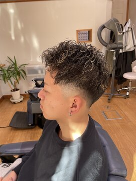 スキンフェード×メッシュ