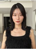 自然と外ハネになる◎ぱつっとミディアム