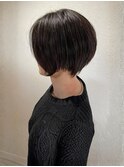 黒髪 縮毛矯正 白髪染め 30代 艶髪 髪質改善 白髪ぼかしカラー